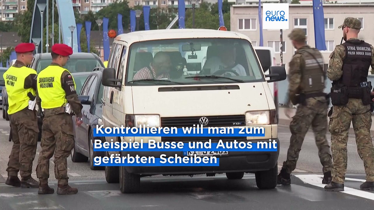 Polen führt Grenzkontrollen zu Deutschland und Litauen ein