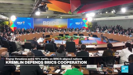 Kremlin says BRICS not directed 'against' third countries, after Trump tariff threat