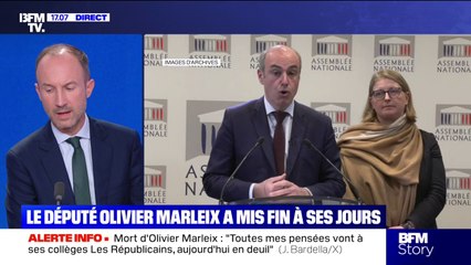 Olivier Marleix: beaucoup de réactions politiques après l'annonce de la mort du député LR