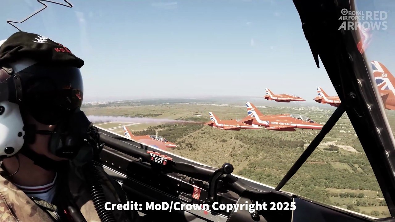 View from inside the Red Arrows