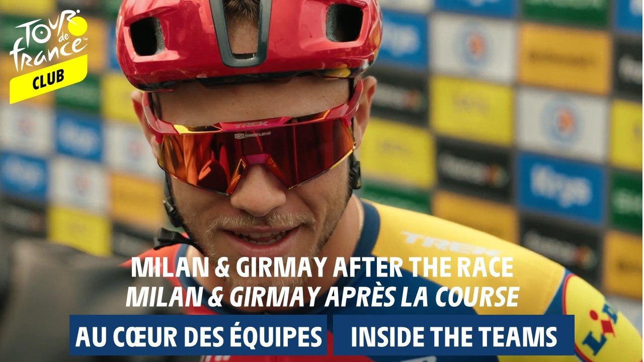 Inside Teams  - Milan & Girmay after the race