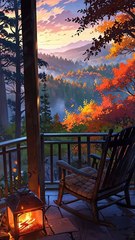 Cozy Autumn Cabin Dreams