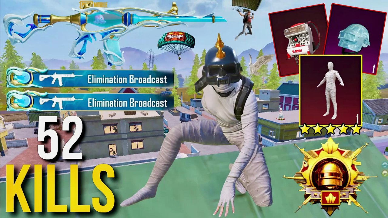 52 KILLS WITH MUMMY SET! 🤯 PUBG Mobile STEAMPUNK FRONTIER LOOT GAMEPLAY😱PUBG MOBILE MUMMY SET 52 KILLS