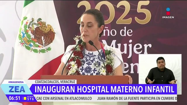 Sheinbaum inaugura el Hospital Materno Infantil IMSS Bienestar de Coatzacoalcos