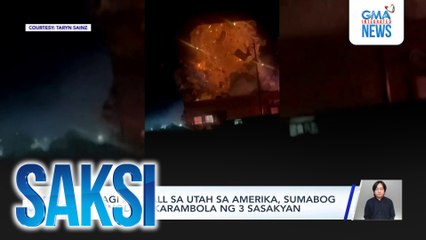 Saksi: (Part 3) Pagsabog sa mall sa Amerika; Nakaladkad ng tren; Full trailer ng "P77"