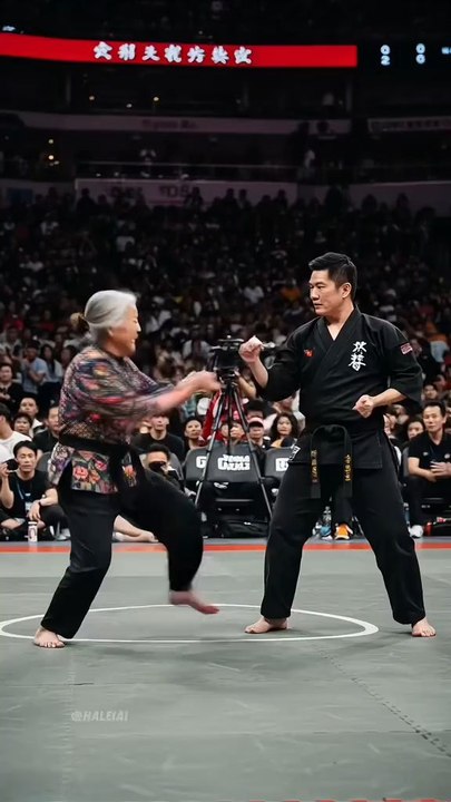 Black belt vs Aunty