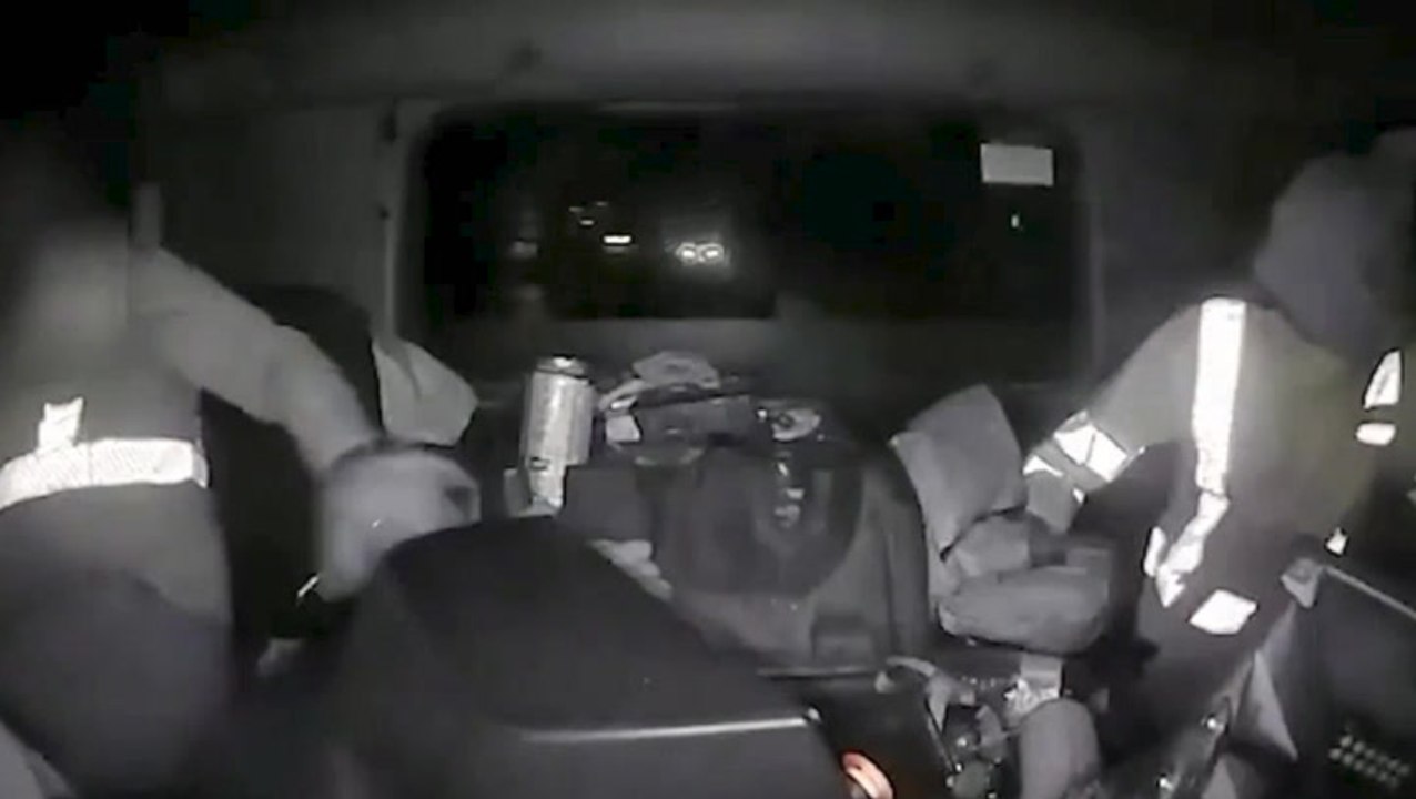 Convicted felon shoots garbage man and rams truck so hard passenger falls out after argument