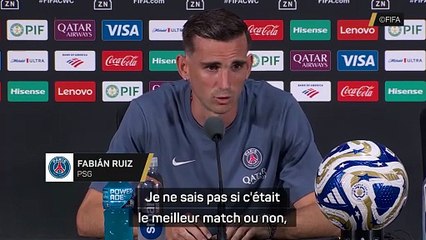 Ruiz : “Nous avons joué un match incroyable du début à la fin”