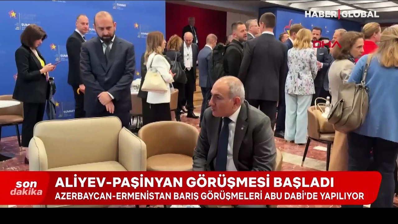 Aliyev ve Paşinyan Abu Dabi'de bir araya geldi