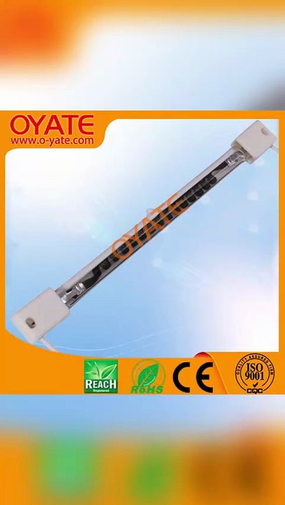350mm 1000w heating tube infrared heating lamp for plastic sheet thermoforming