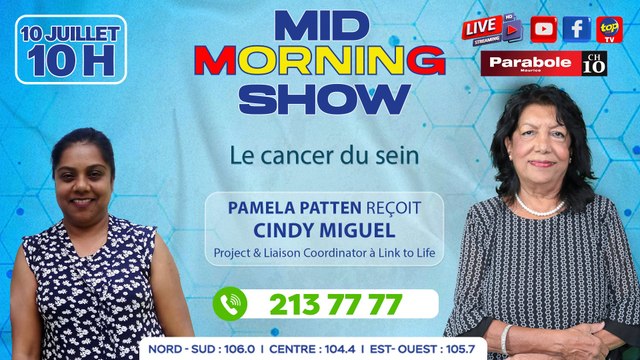 MID MORNING SHOW [ Gynécologie ] 10 07 2025 Pamela Patten reçoit Cindy Miguel_0