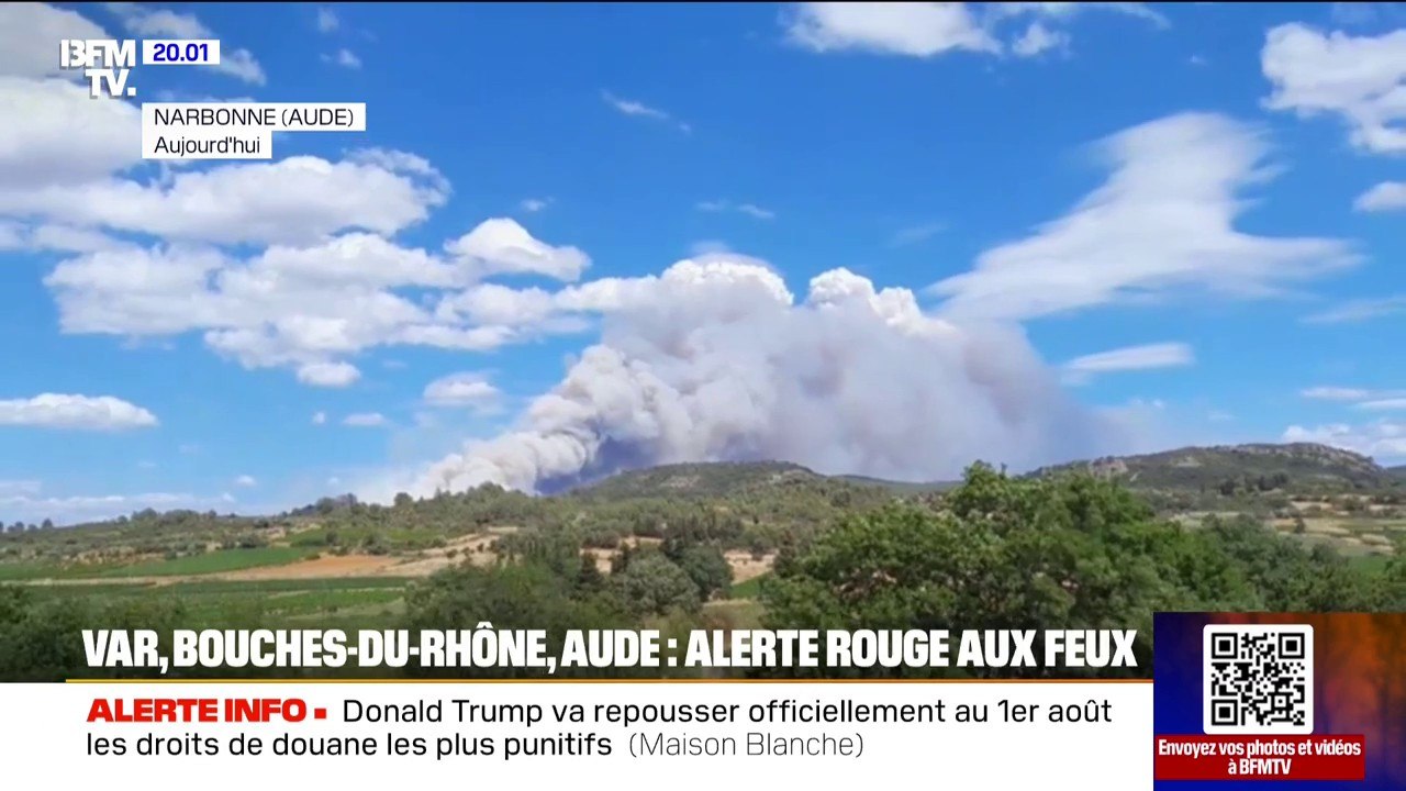 Var, Bouches-du-Rhône, Aude… Les départements du Sud-Est en alerte rouge aux feux