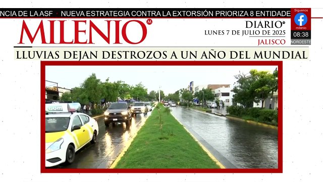 Se reportan daños tras lluvias en Jalisco; a un año del mundial