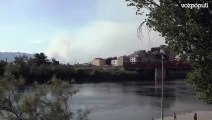 Un incendio forestal en Paüls (Tarragona) obliga a evacuar masías y confina 2.000 personas