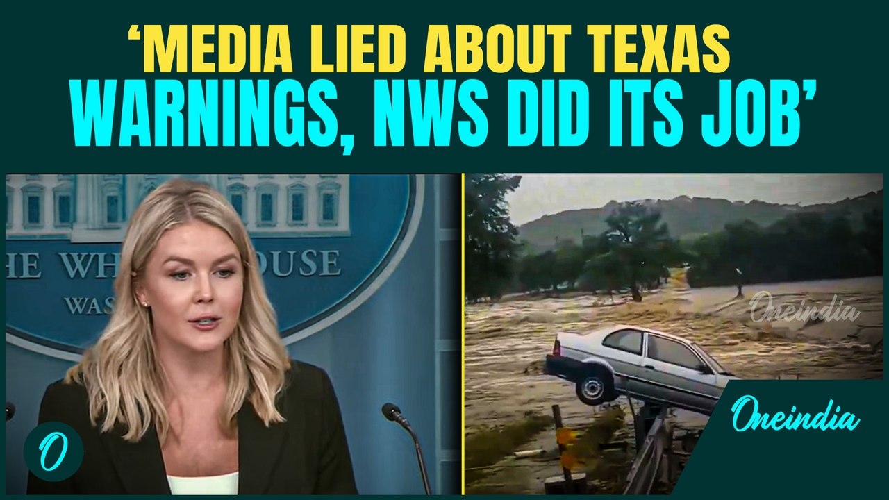 White House SHUTS DOWN ‘Fake News’ On Texas Flood Warnings | NWS Gave ‘Early Alerts’, Was ‘Fully…’