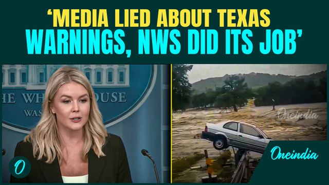 White House SHUTS DOWN ‘Fake News’ On Texas Flood Warnings | NWS Gave ‘Early Alerts’, Was ‘Fully…’