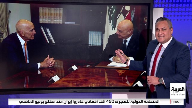 رئيس الحكومة اللبنانية: المبعوث الأميركي جاء بأفكار لإنجاح الترتيبات الأمنية