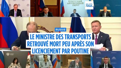 Le ministre russe des Transports retrouvé mort quelques heures après avoir été limogé par Poutine