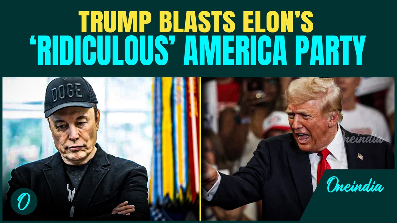 Trump VS Musk HEATS-UP | ‘RIDICULOUS! IT WON’T WORK’ | Trump slams Elon Musk’s America Party
