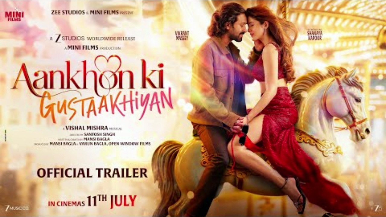 Aankhon Ki Gustaakhiyan Official Trailer _ Vikrant M _ Shanaya K _ Vishal M _ In Cinemas 11th July