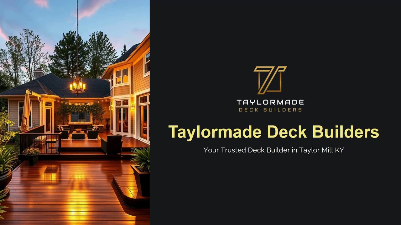 Taylormade Deck Builders | Deck builder in Taylor Mill KY