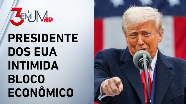 Donald Trump ameaça taxar países ligados ao Brics em 10% após falas de Lula