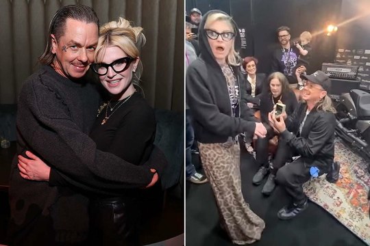 Kelly Osbourne gets engaged at father Ozzy’s Black Sabbath final show