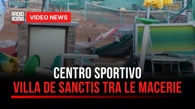 Centro sportivo Villa De Sanctis tra le macerie: danni ingenti dopo l’esplosione di via dei Gordiani