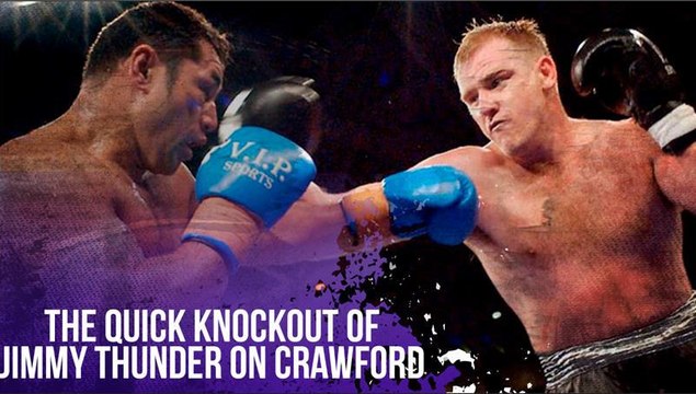 K.O. The Quick Knockout of Jimmy Thunder on Crawford Grimsley