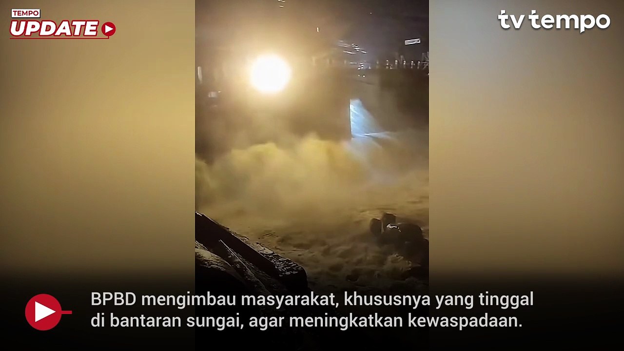 BPBD Sebut Bendungan Katulampa Siaga Tiga, Minta Warga Bantaran Sungai Waspada