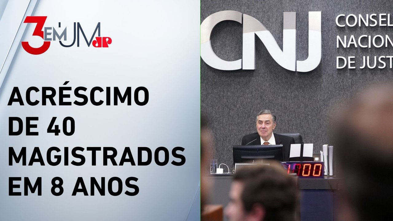 CNJ amplia número de juízes auxiliares e gasta R$ 3,4 milhões extra com penduricalhos