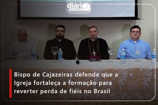Bispo de Cajazeiras defende que a Igreja fortaleça a formação para reverter perda de fiéis no Brasil