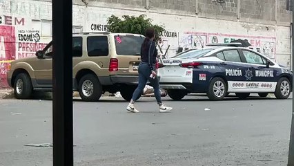 Accidente en Los Reyes la Paz