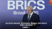 Lula rejeita qualquer 'interferência' no Brasil após apoio de Trump a Bolsonaro