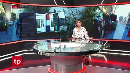 Tránsito indica que chofer de patrulla volcada se encontraba “sobrio”; un vecino dijo que “estaba con un poco de tufo”