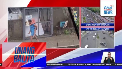 Ilang magulang at estudyante, naperwisyo ng malakas na ulan at hangin | Unang Balita