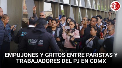 Connato de enfrentamiento entre paristas y trabajadores en Ciudad Judicial