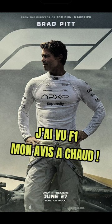 J’ai vu F1 - Mon avis à chaud ! #CapCut #f1 #bradpitt #movie #f1lefilm #avisachaud #pourtoi #fyp