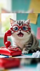 "Japanese Cat Singing APT Over the Phone Like a Diva 😹🎶"