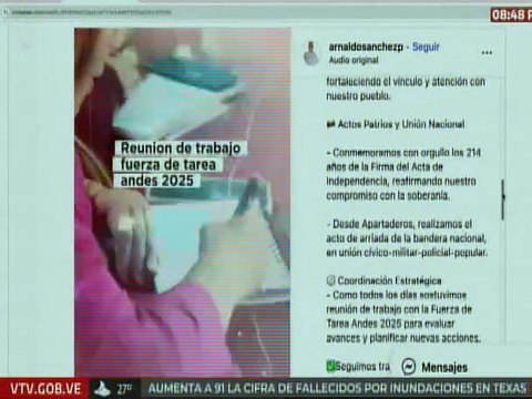 Mérida | Gobernador Sánchez dio a conocer los trabajos realizados en zonas afectadas por lluvias