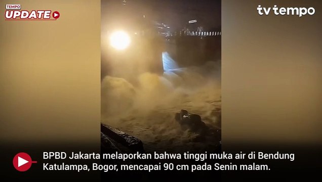 BPBD Sebut Bendungan Katulampa Siaga Tiga, Minta Warga Bantaran Sungai Waspada