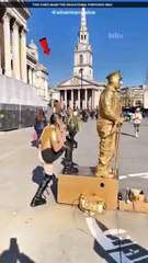 the stacho man sit down with beautiful 🥰 girl chair