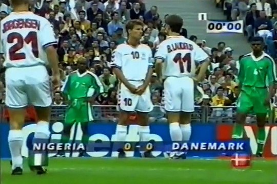 Copa do Mundo 1998 Dinamarca x Nigéria (1/8 finais) com Galvão Bueno (Globo)