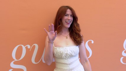Jennifer Holcombe 2025 Gurus Beauty Awards Citrus-Colored Carpet