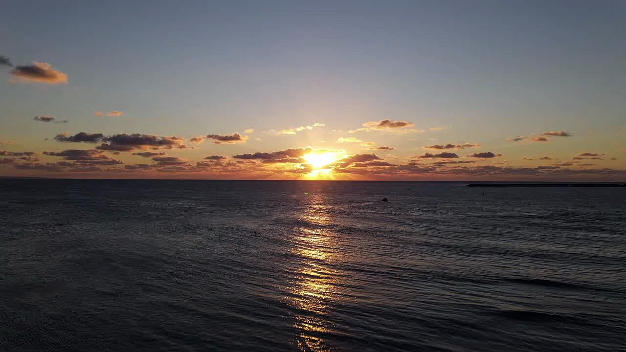 Sea Waves Aerial View