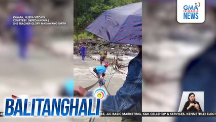 Ilang estudyante, buwis-buhay na gumagapang sa nasirang tulay para makapasok sa paaralan | Balitanghali