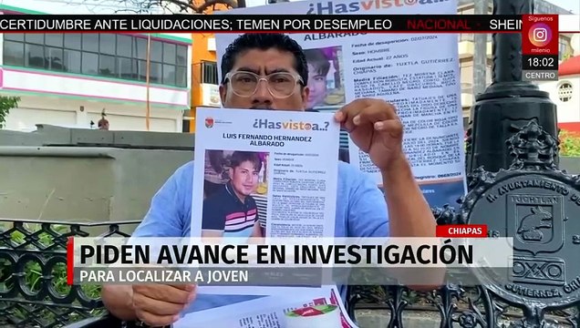 A un año de la desaparición de Luis Fernando, su padre exige justicia y respuestas