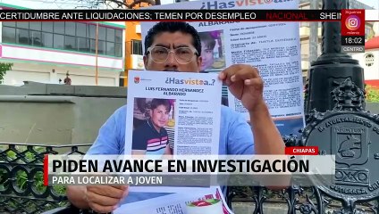 A un año de la desaparición de Luis Fernando, su padre exige justicia y respuestas