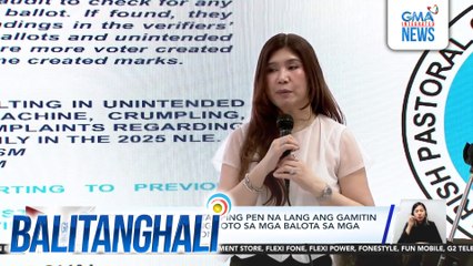 PPCRV, hinimok na stamping pen na lang ang gamitin para sa pagmarka ng boto sa mga balota sa mga susunod na eleksyon | Balitanghali