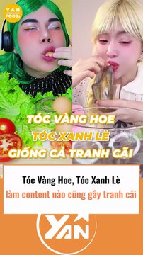 Tóc vàng hoe và tóc xanh lè gây tranh cãi về content